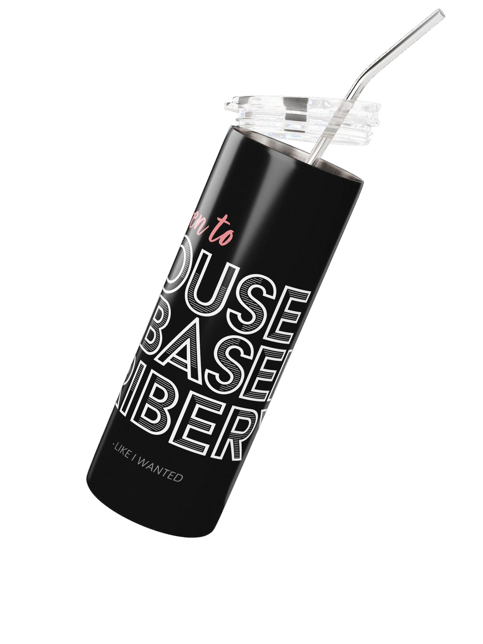 Mouse Based Bribery Stainless Steel Tumbler (Black) product image (2)