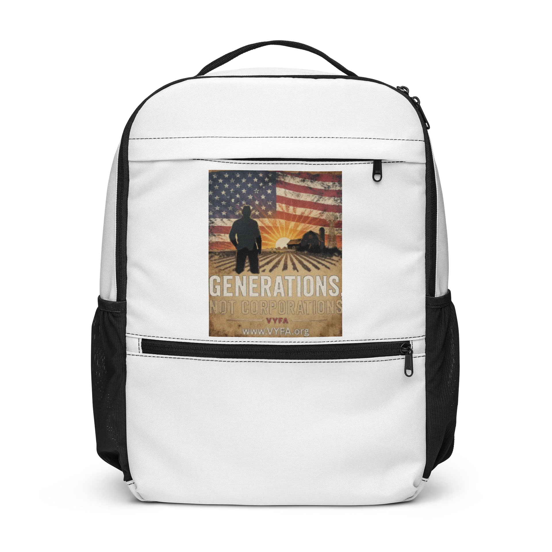 Generations Not Corporations Utility Backpack product image (1)