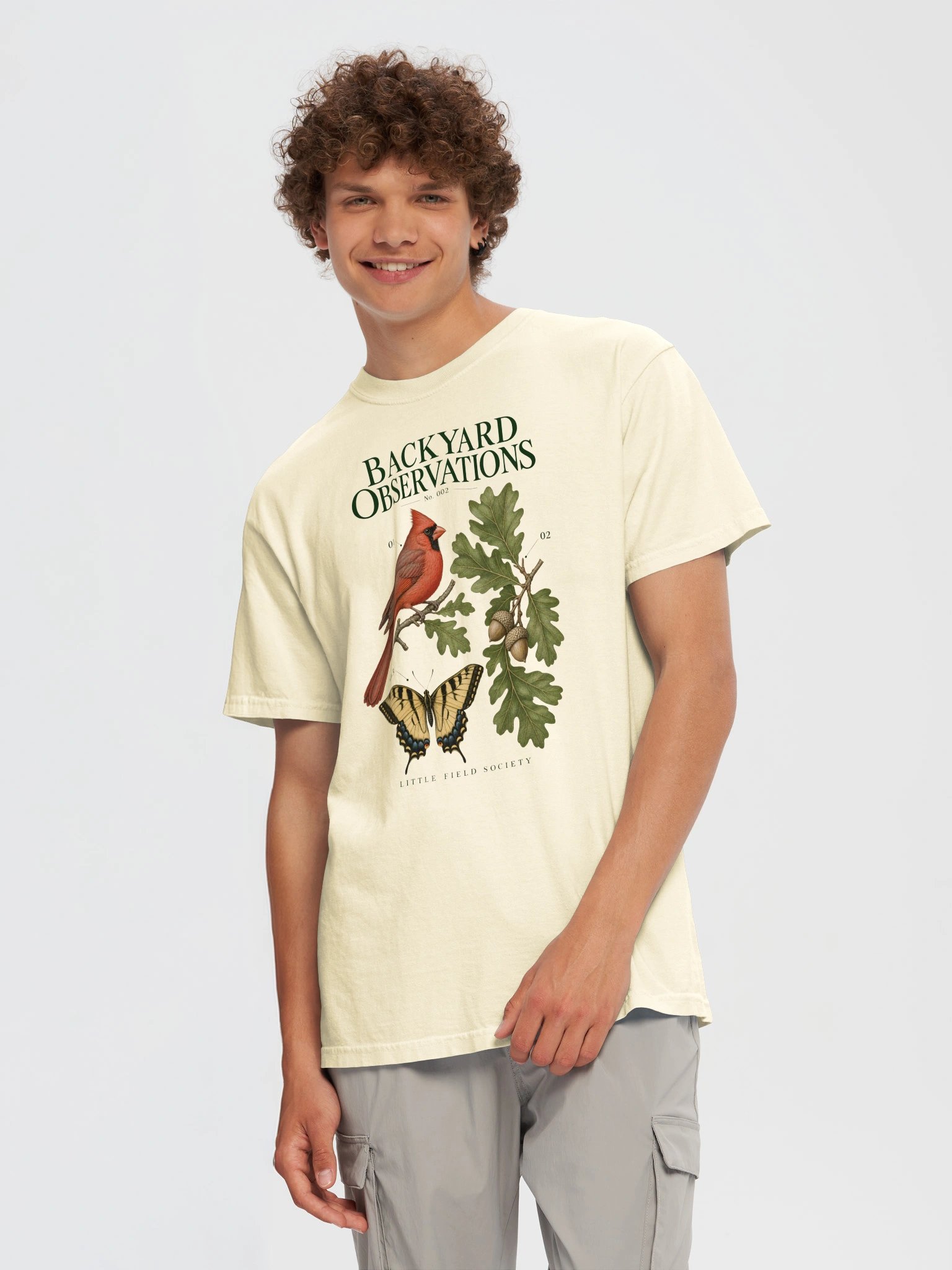 Backyard Observations No. 002 — Cardinal & Oak T-Shirt product image (2)