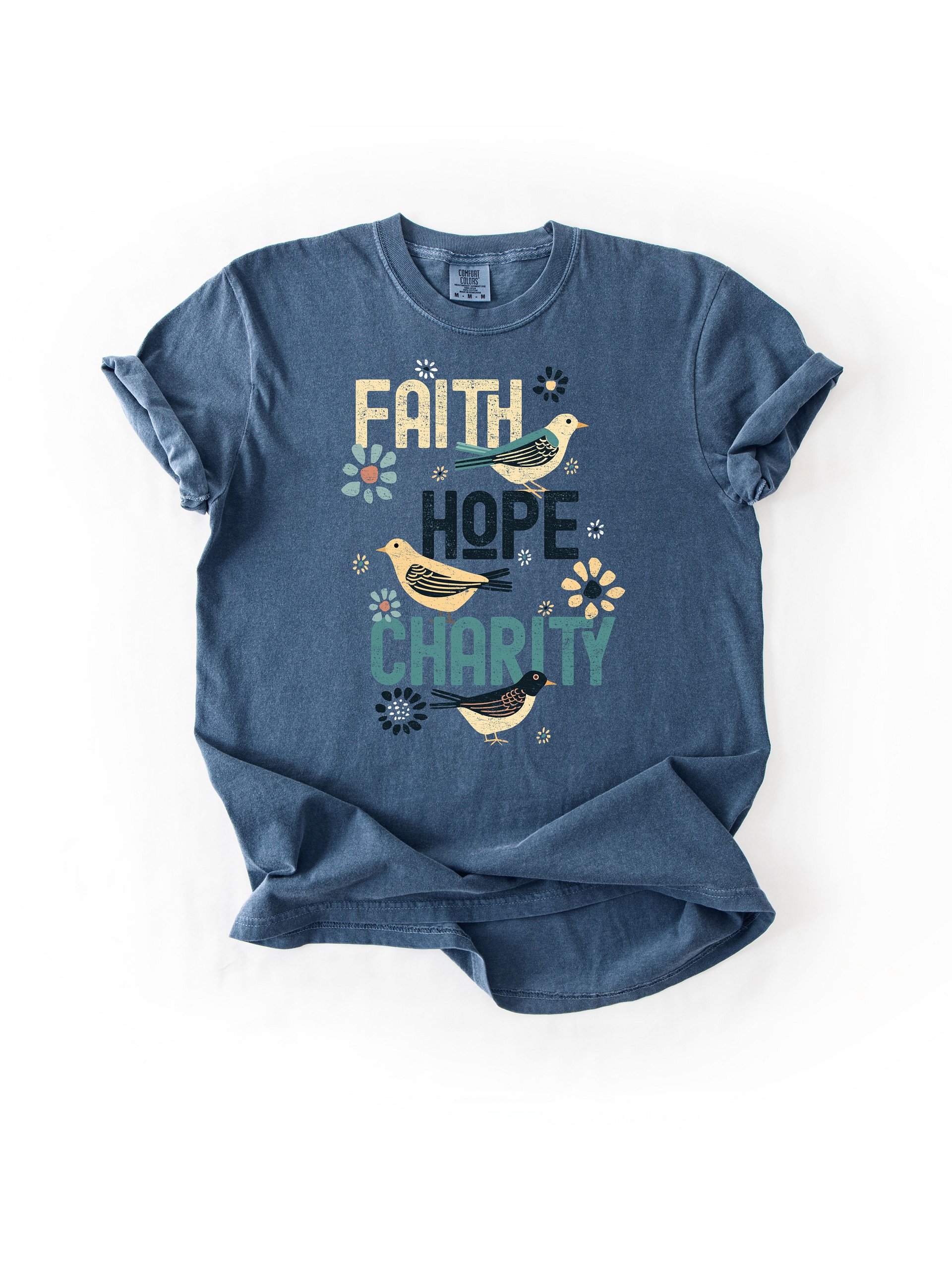 Faith Hope Charity Birds - Three Theological Virtues product image (1)