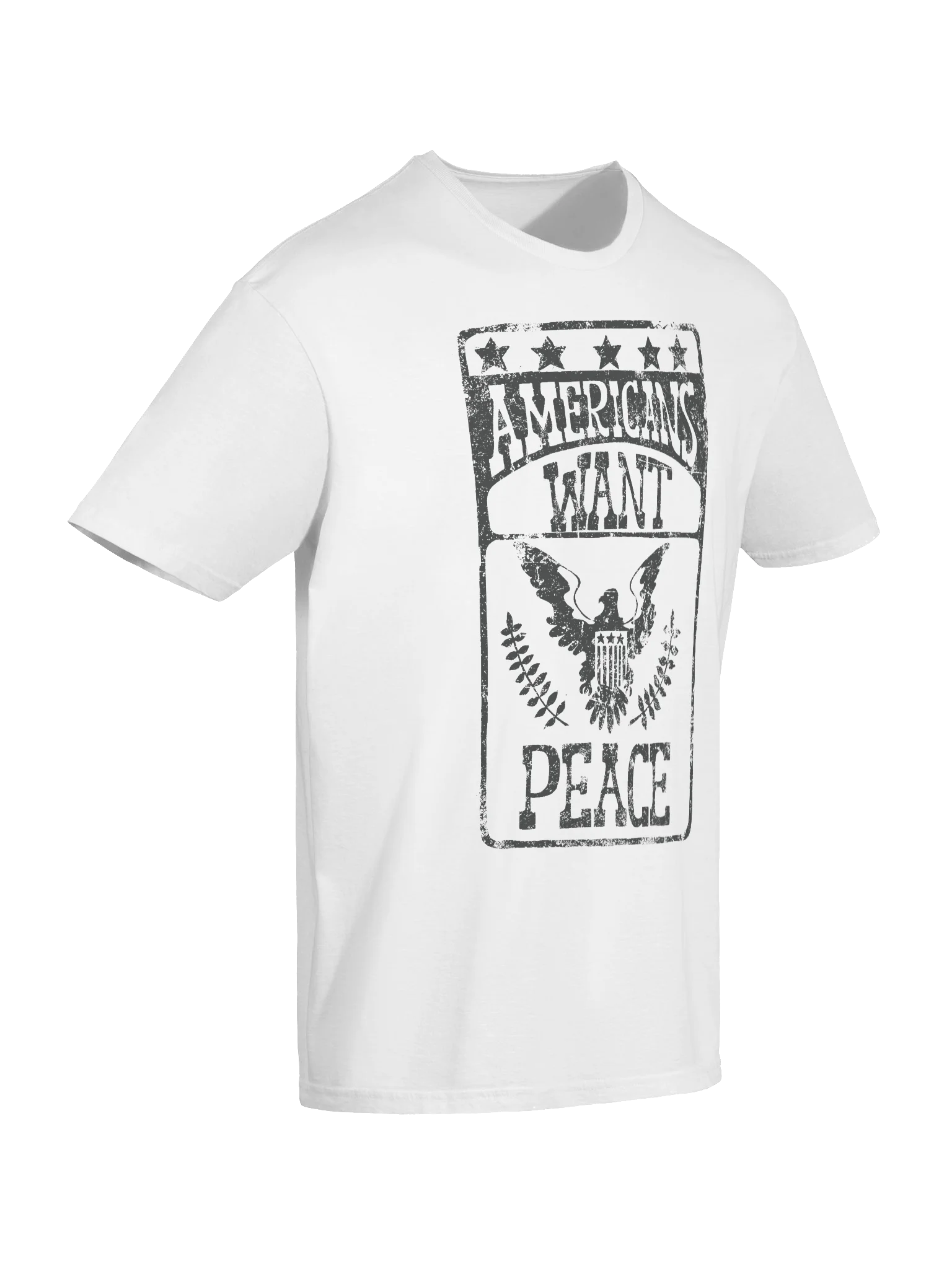 Americans Want Peace Unisex Gildan 64000 T-Shirt product image (10)