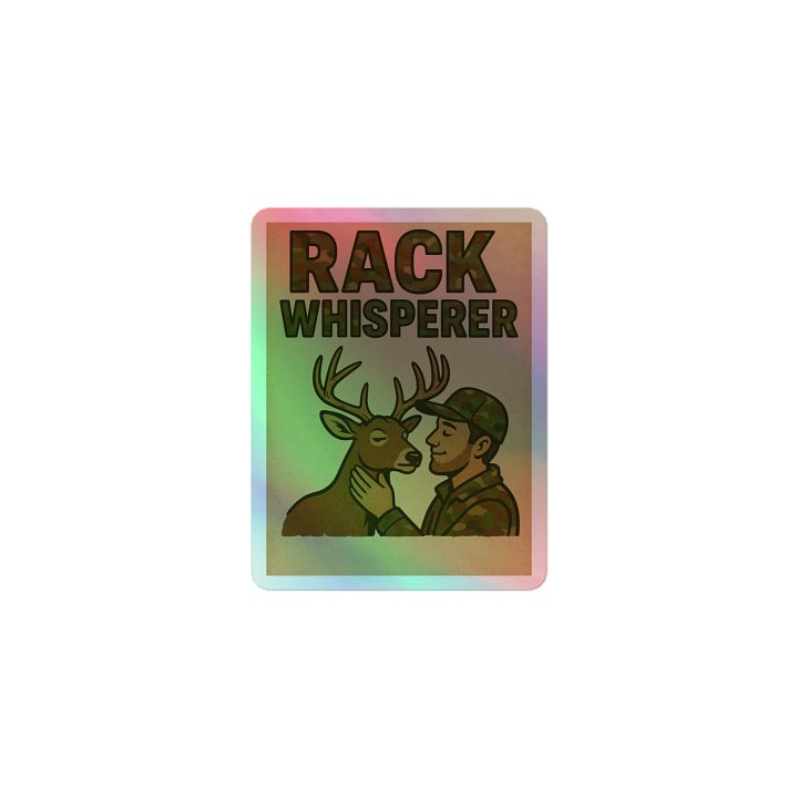 Rack Whisperer Holographic Sticker Sheet product image (1)