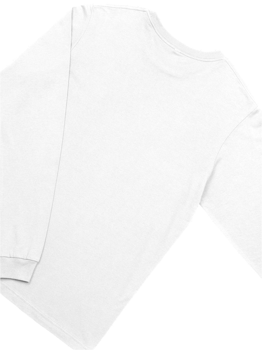 66Samus logo white longsleeve product image (4)