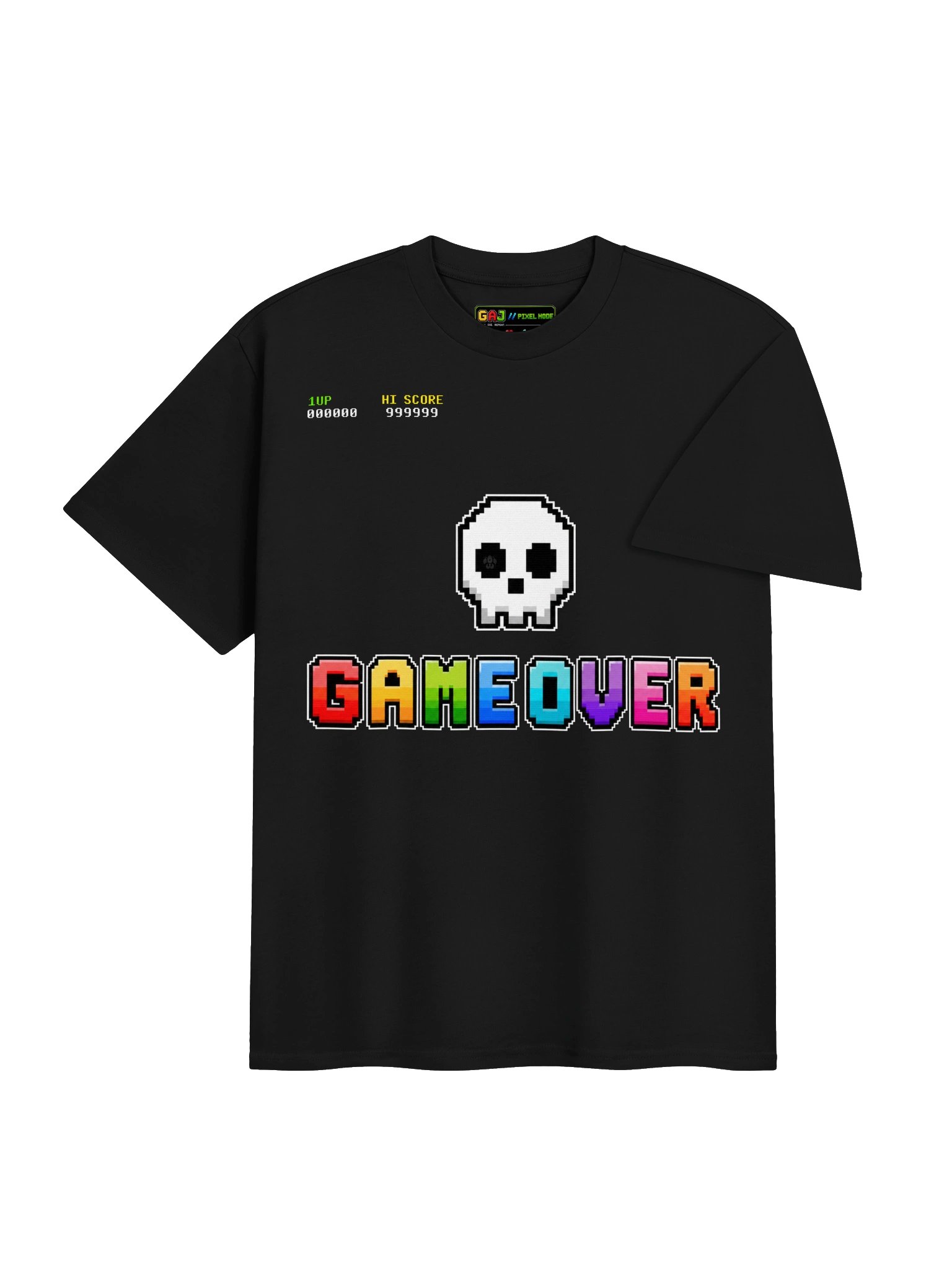 GAME OVER – Pixel Mode Tee - PREMIUM product image (4)