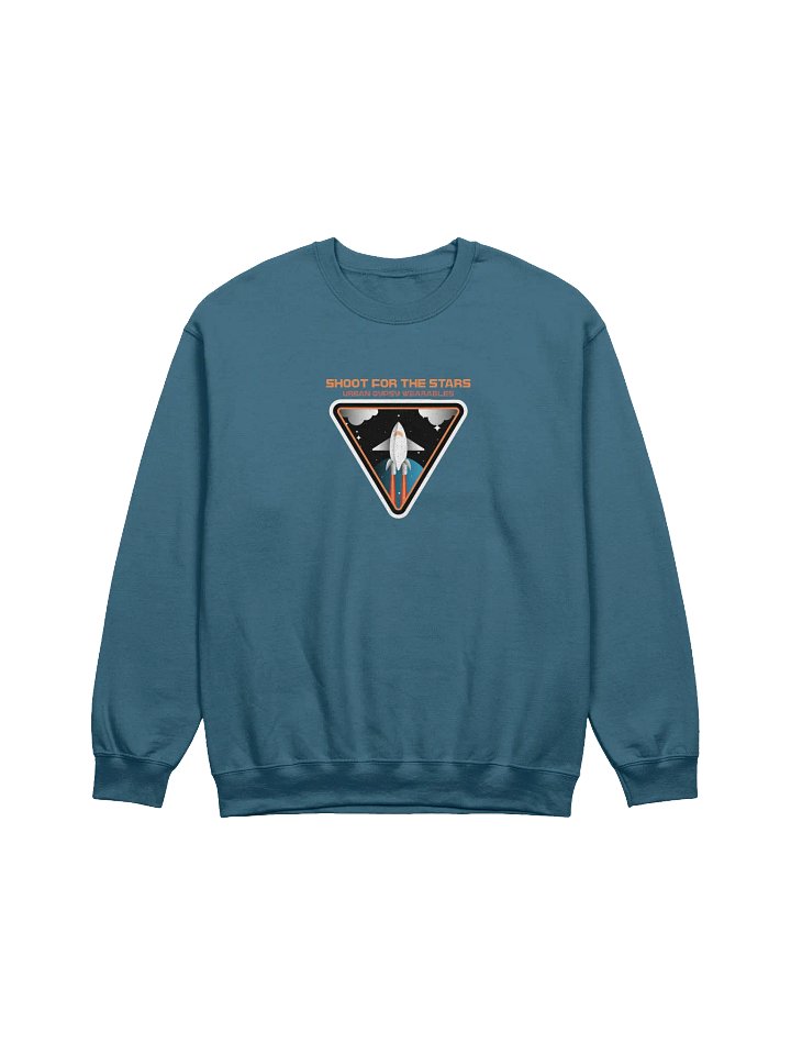 Retro Rocket Launch Crewneck Sweatshirt product image (13)