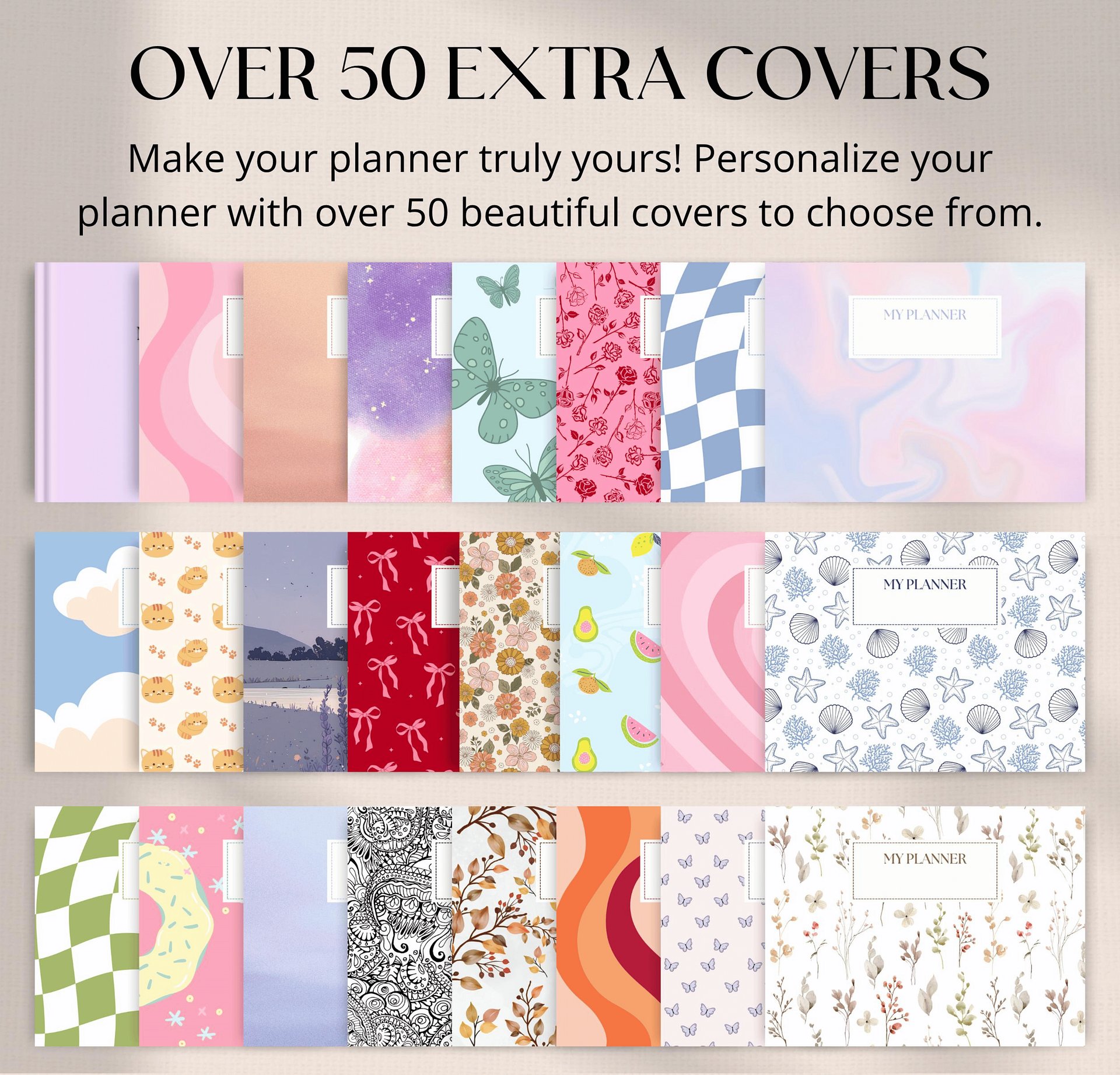 Digital Planner Undated, iPad & Android Planner product image (9)