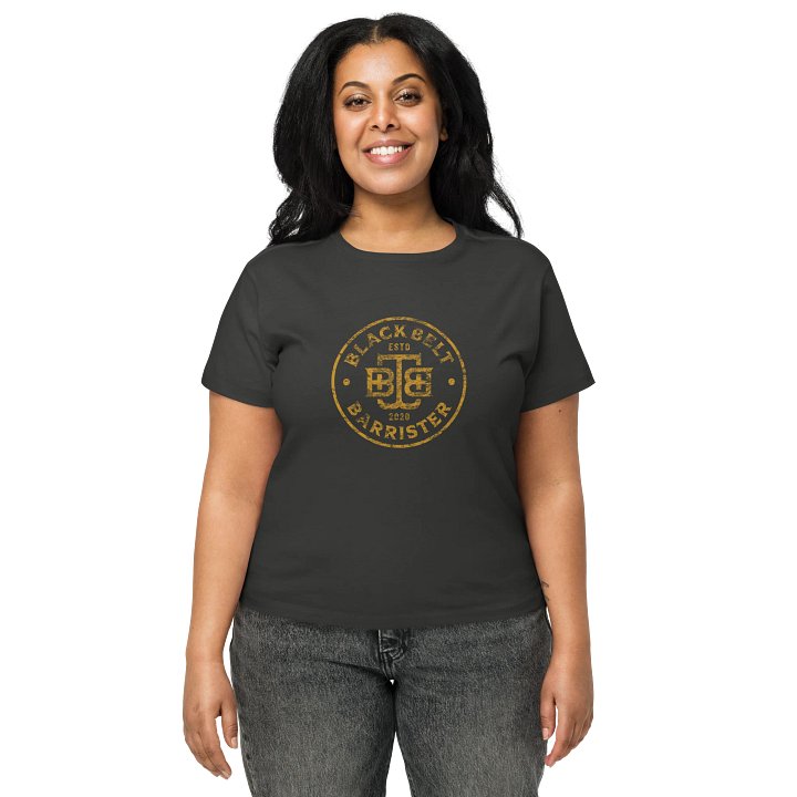 BBB Distressed Women's High-Waisted Tee Gold product image (17)