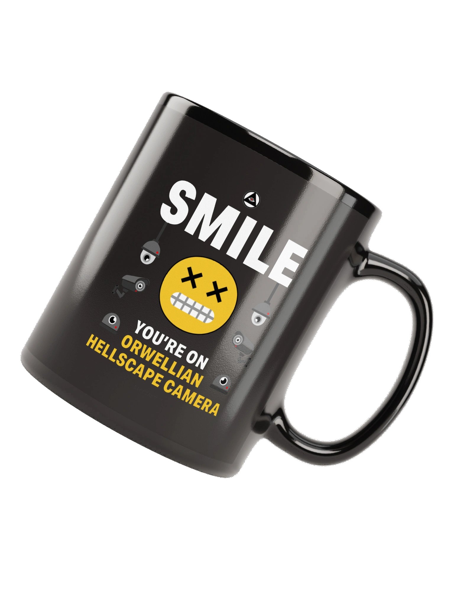 Orwellian Hellscape Black Mug product image (11)