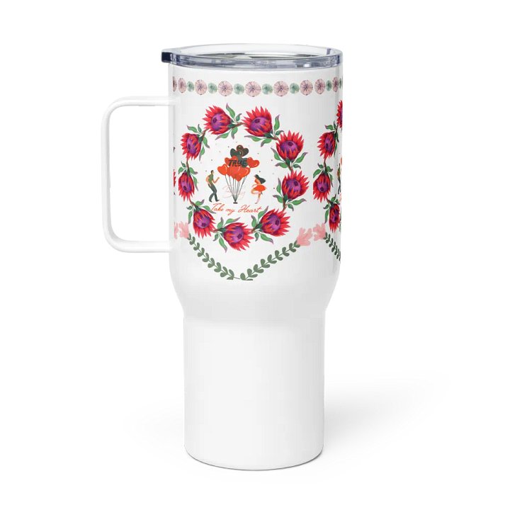Floral Wreath Bliss Travel Mug product image (1)