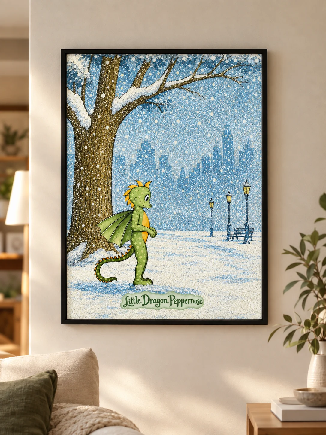 Peppernose in the Snow — Digital Art Print (Multiple Sizes) product image (2)