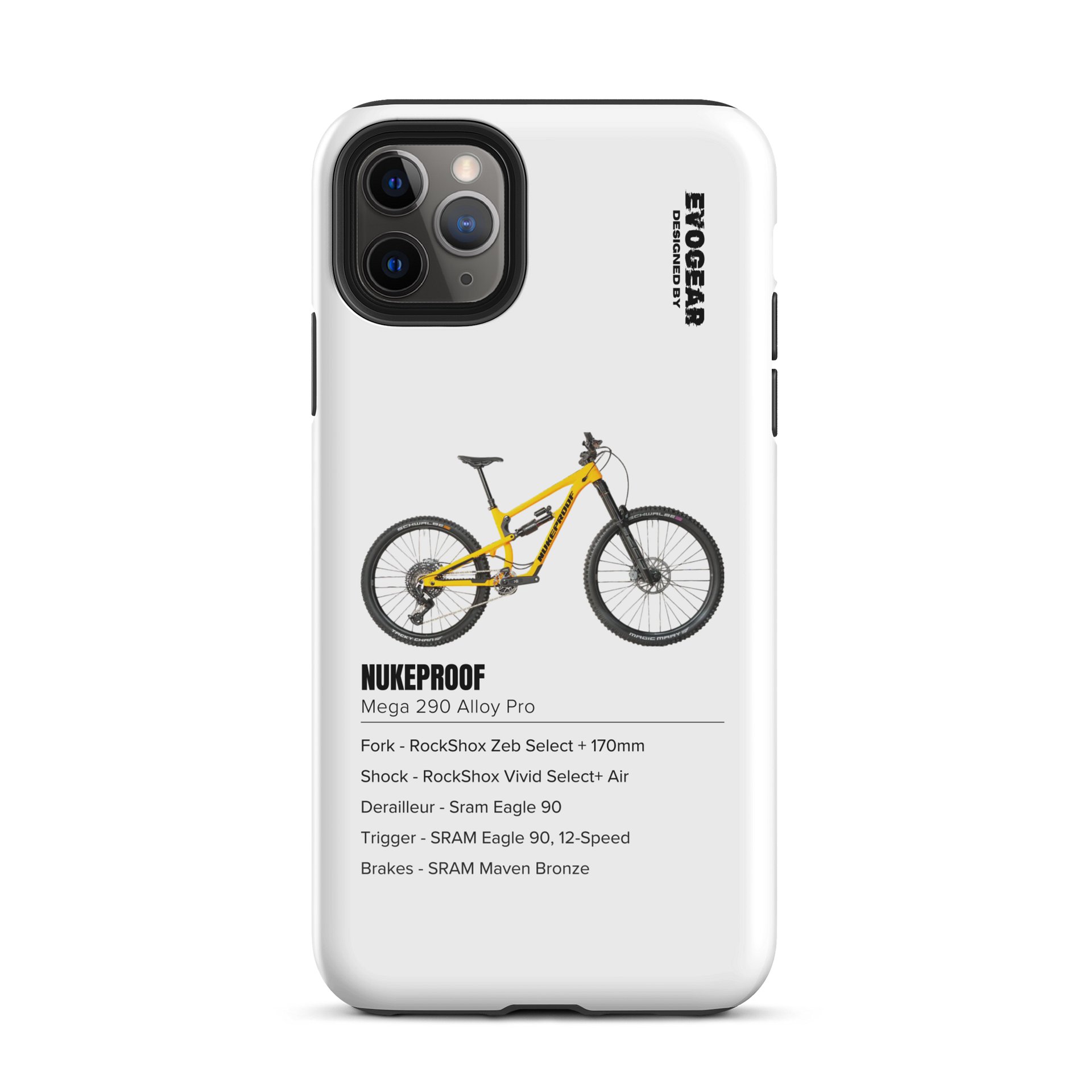 White Nukeproof Mega 290 Alloy Pro iPhone Case product image (51)