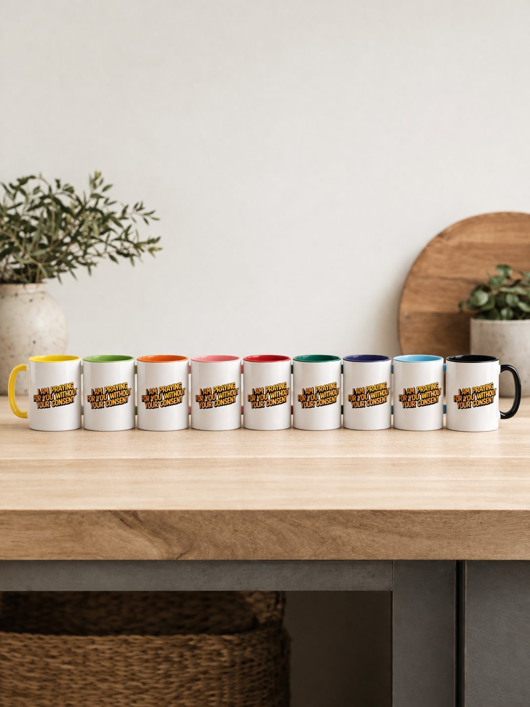 I Am Praying for You Without Your Consent - Mug product image (20)