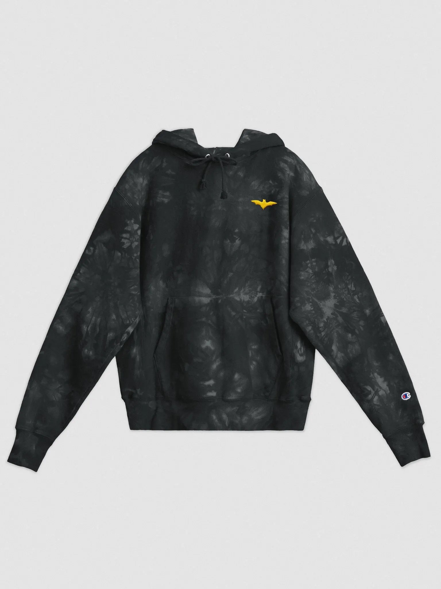 "Nicubunu" Embroidered Tye-Dye Champion Hoodie product image (7)