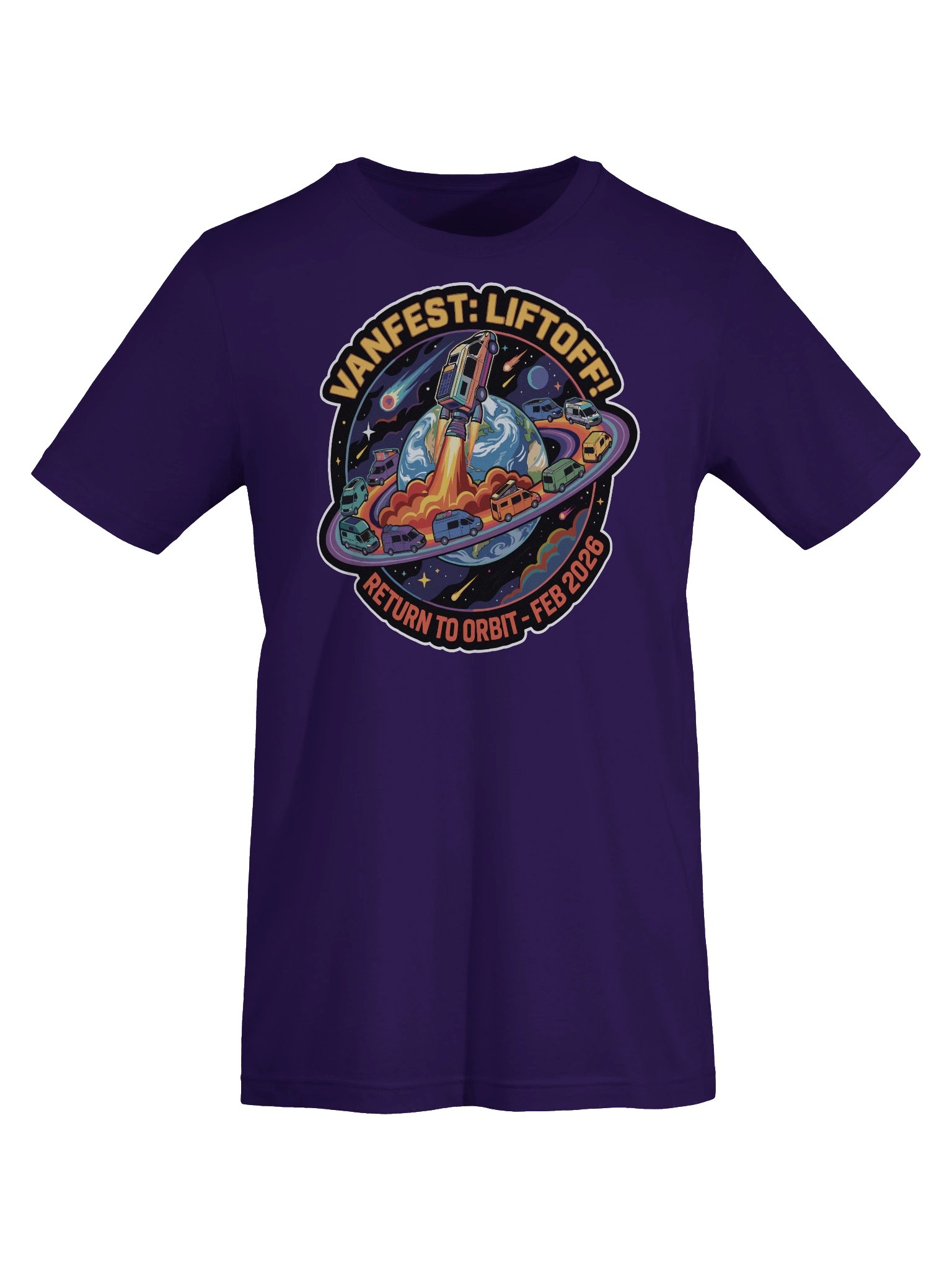 VanFest - LIFTOFF! 2026 Official Event Tshirt product image (7)