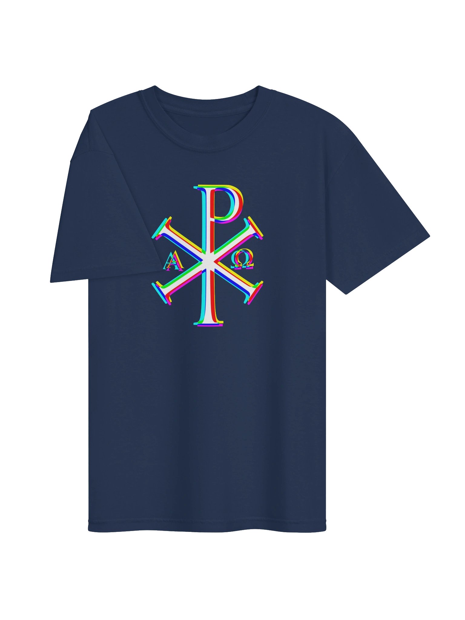 Chi Rho Colors T-Shirt (Light on Dark) product image (4)