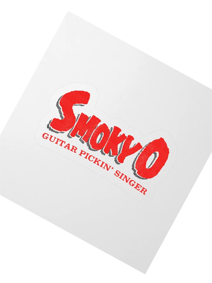 Guitar Pickin' Smoky O Kiss Cut Stickers product image (2)