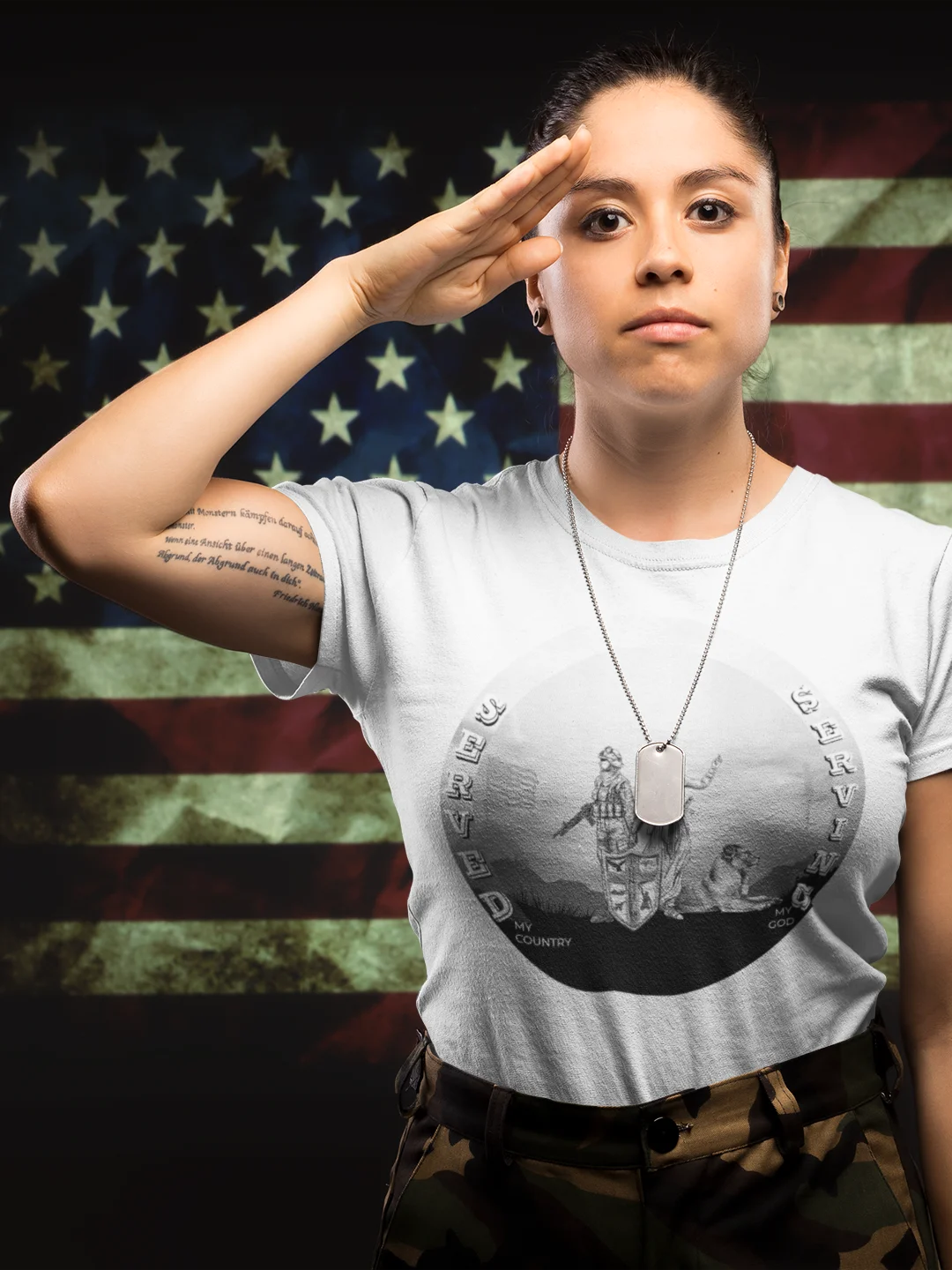 Served/Serving (Spirit of D'Vorah) short sleeve T one sided print product image (1)