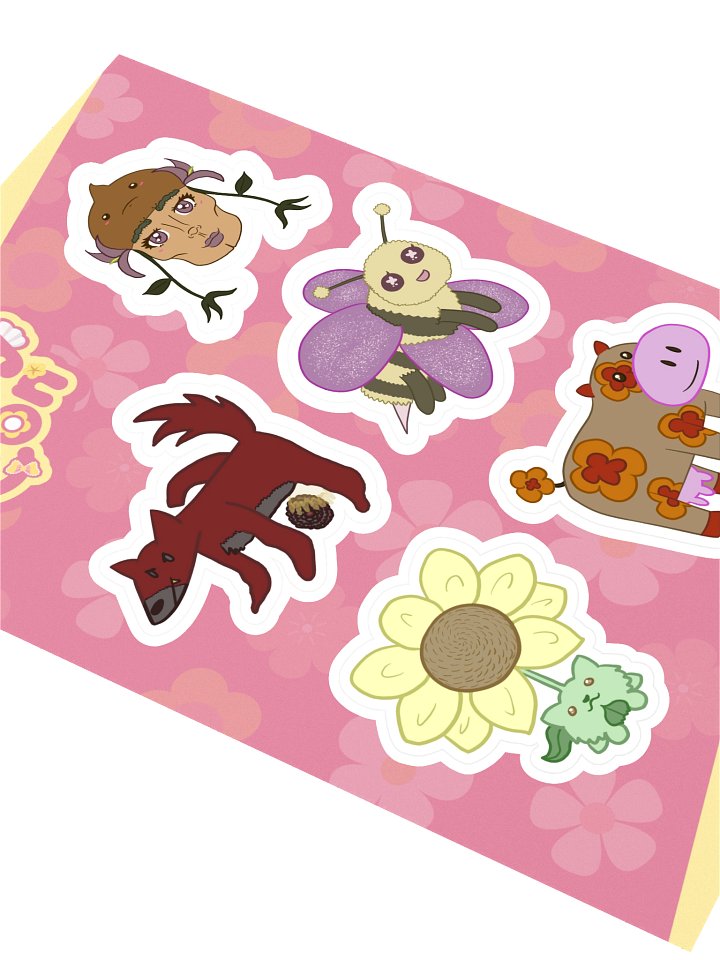 Bloomlings Sticker Sheet Pack A product image (2)