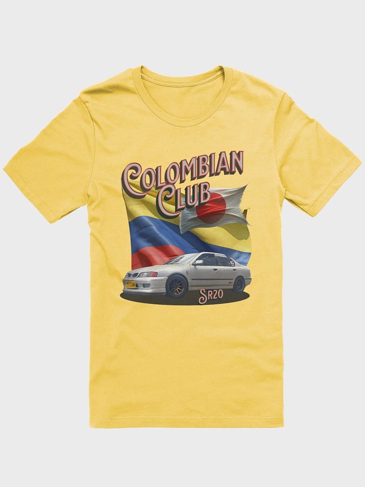 Colombian Club Flag and Japanese Car Club T-Shirt product image (1)