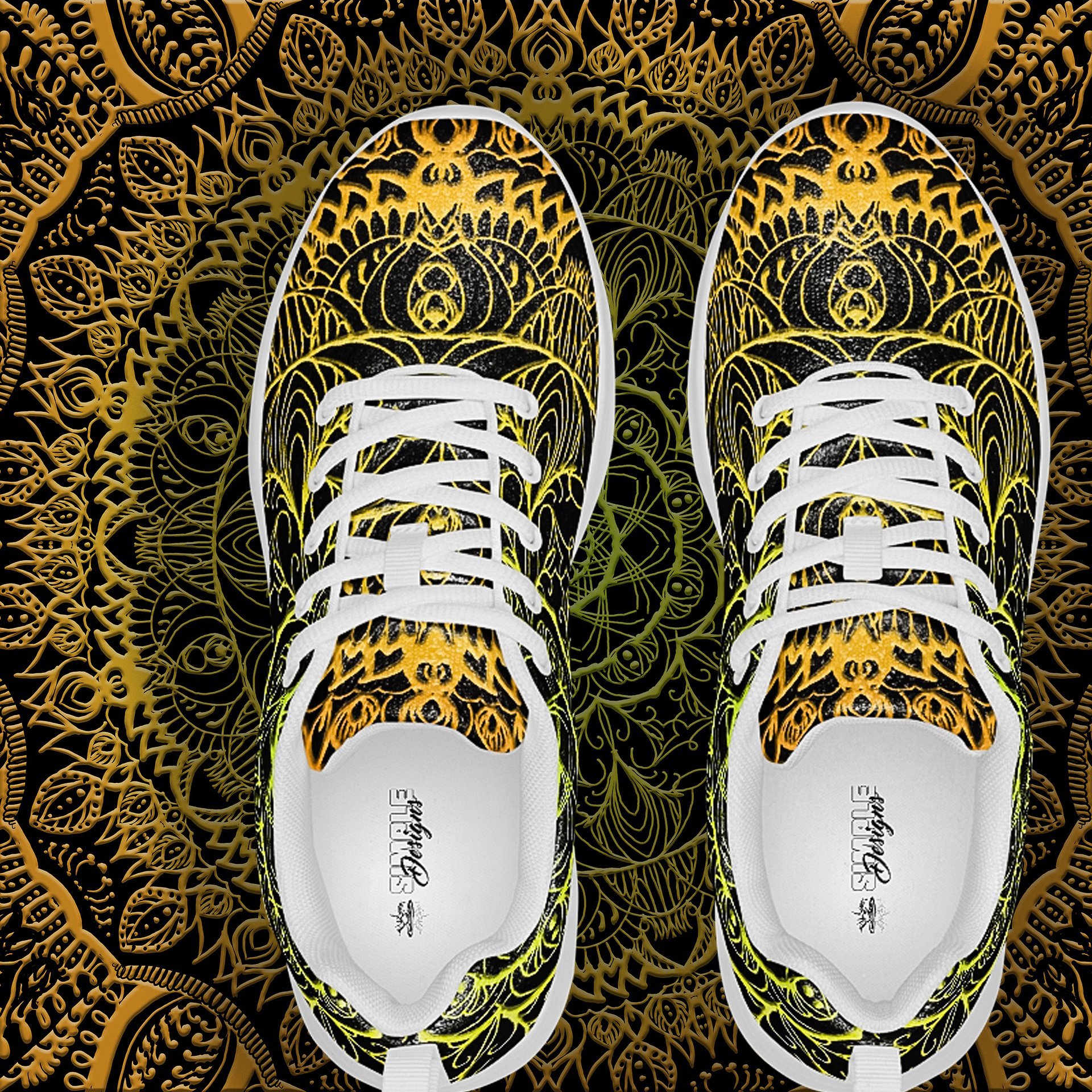 Sunburst Mandala Women's Sneakers product image (1)