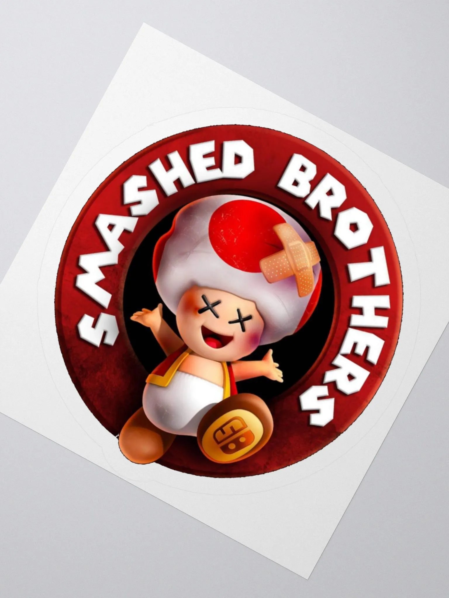 Smashed Brothers Toad Slap Sticker product image (2)