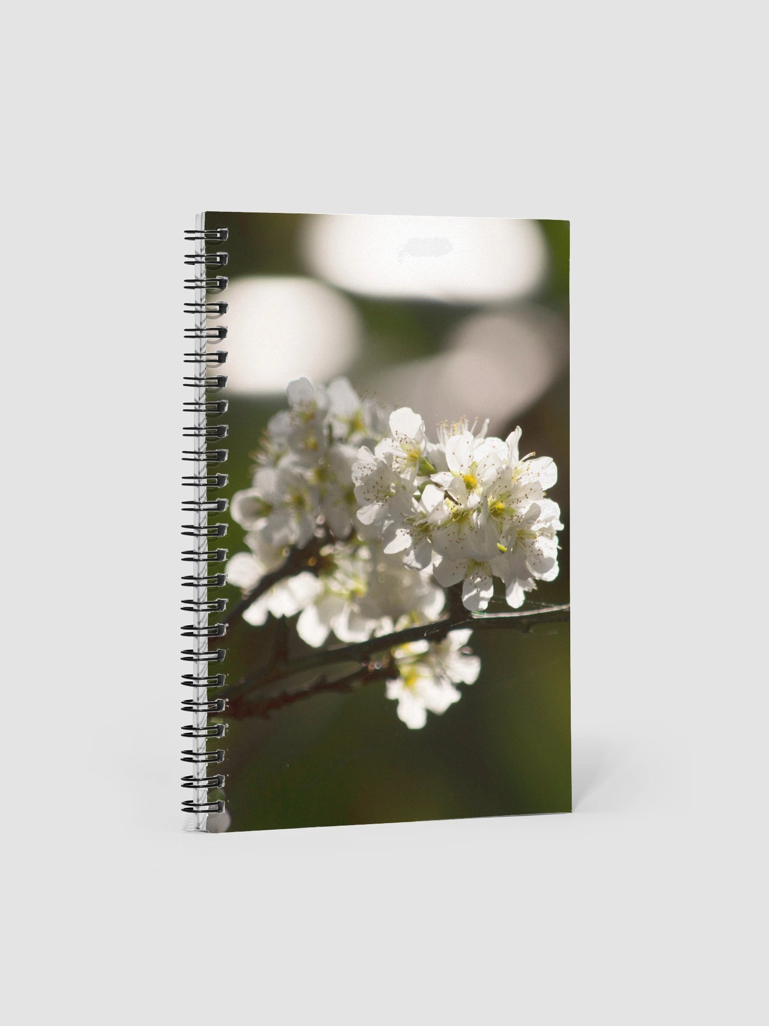 White blossoms notebook product image (1)