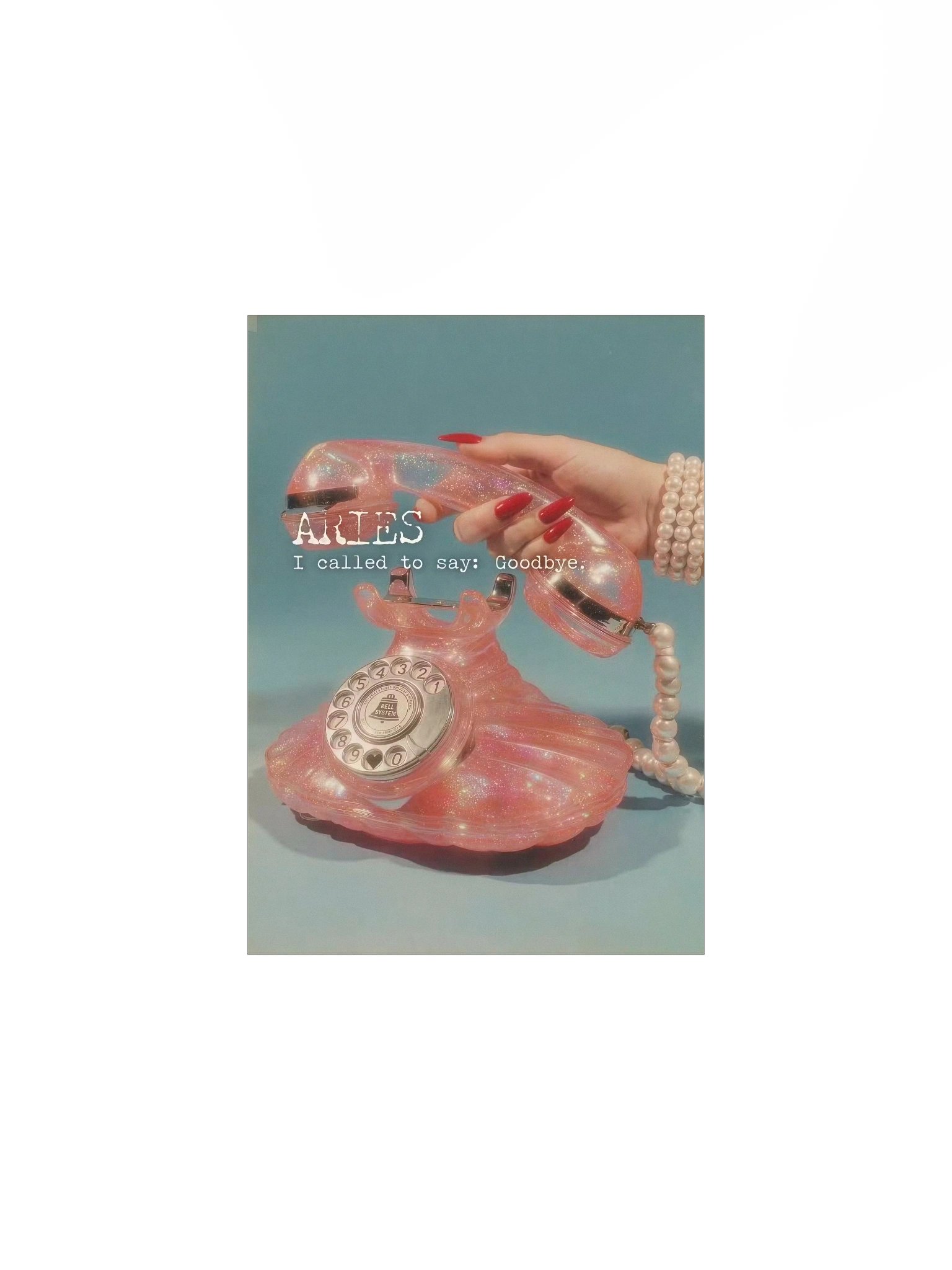 Aries Mermaid Zodiac Print product image (1)