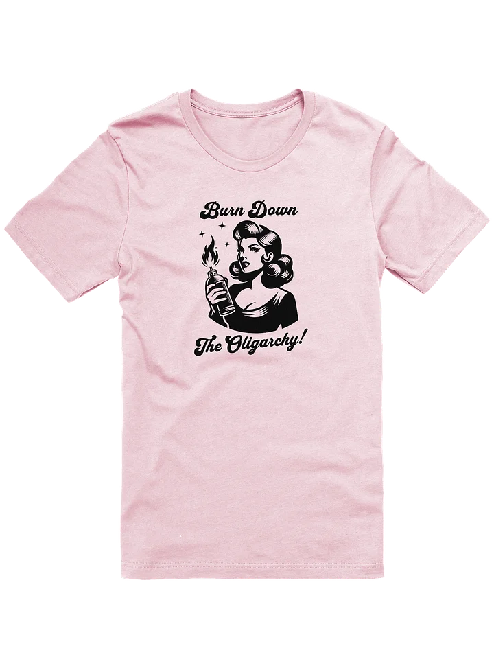 Burn Down The Oligarchy Retro Supersoft T-Shirt product image (2)