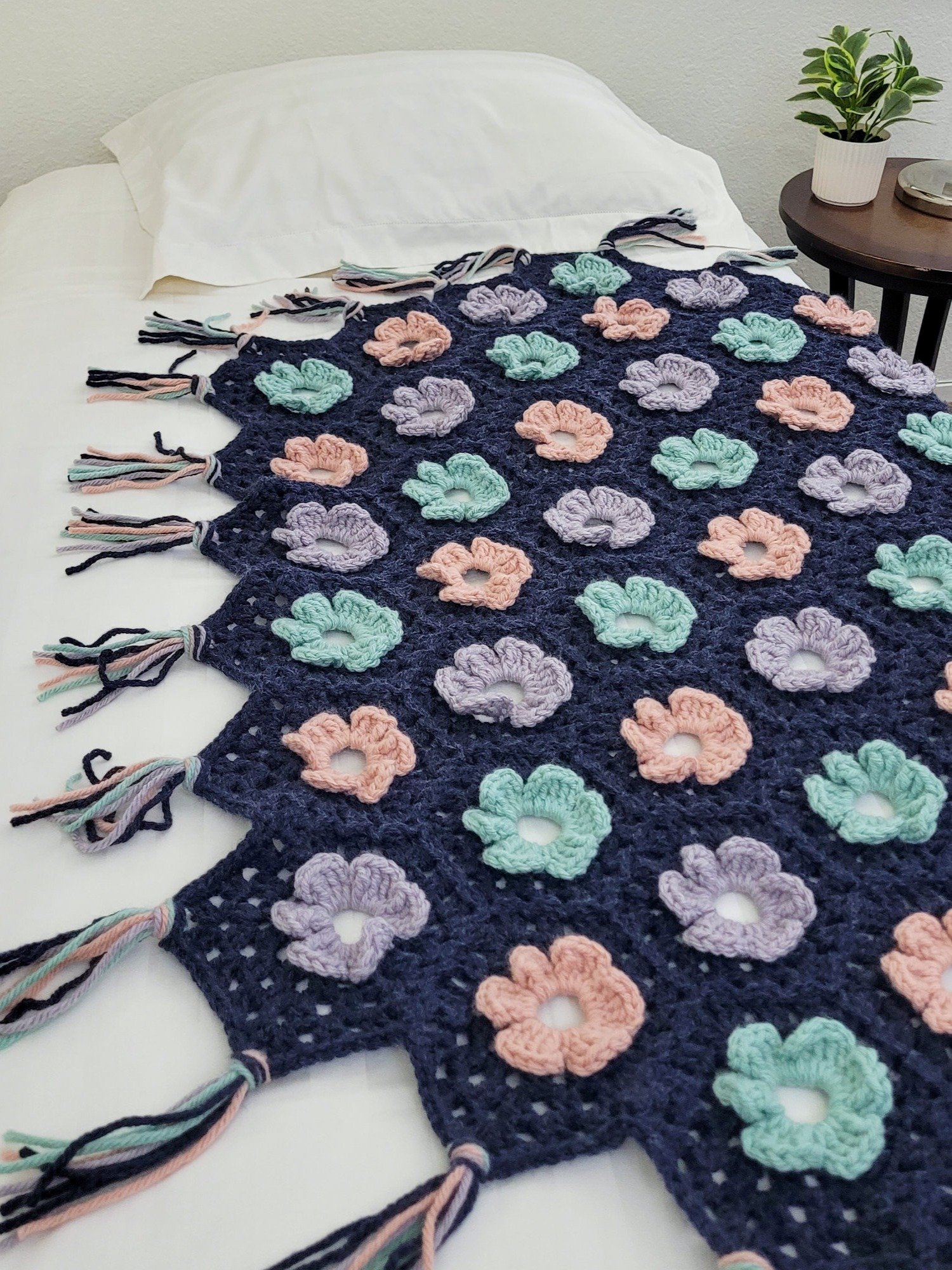 Moonlit Petals Blanket Crochet Pattern product image (5)