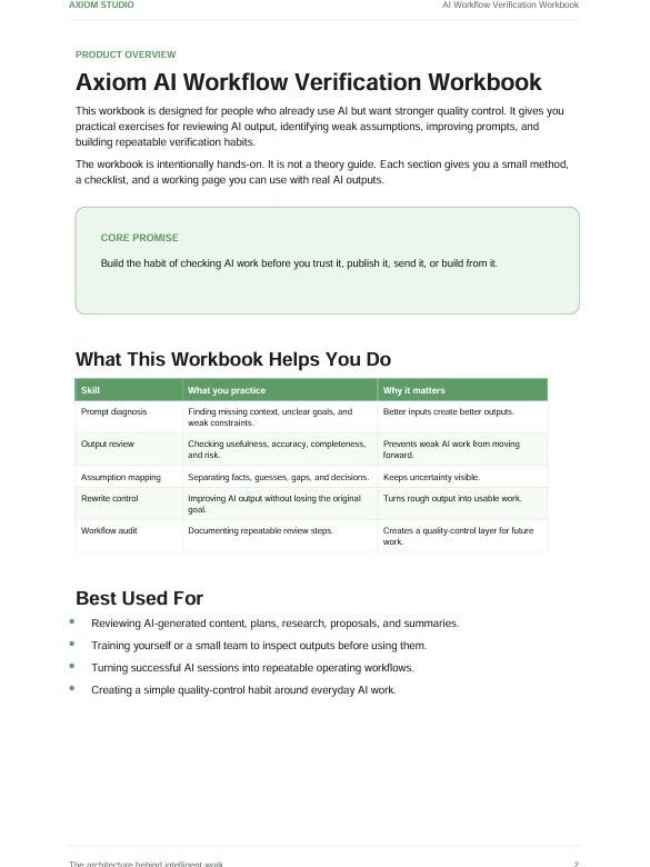 Axiom AI Workflow Verification Workbook product image (2)