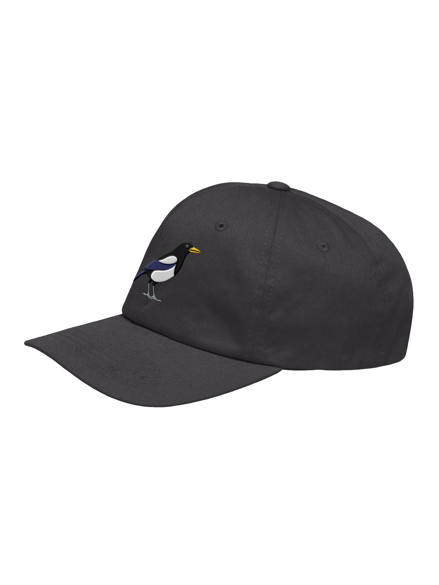 Embroidered California Yellow-billed Magpie Hat | Birdwatching Dad Hat product image (16)