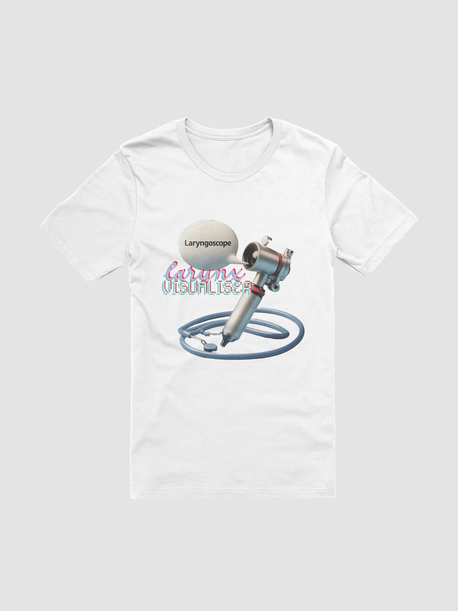 Glitch Laryngoscope Visualizer Tee product image (10)