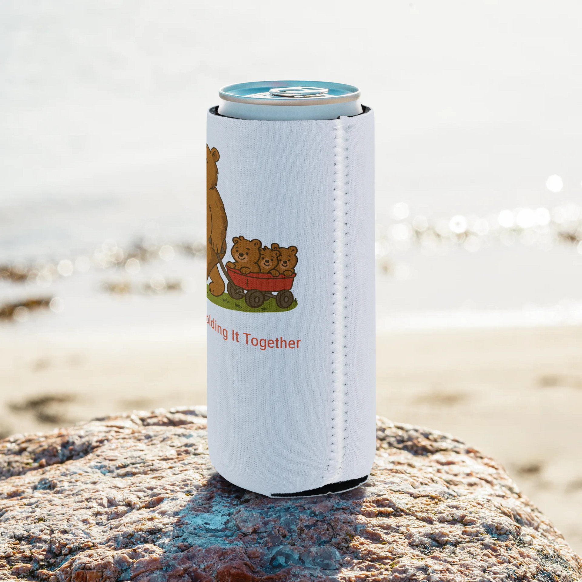 Bearly Holding It Together Can Coozie (Slim/Regular) product image (5)