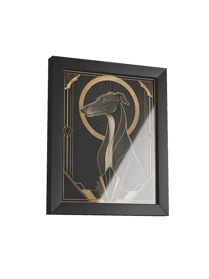 Art Deco Greyhound Elegance Poster product image (2)