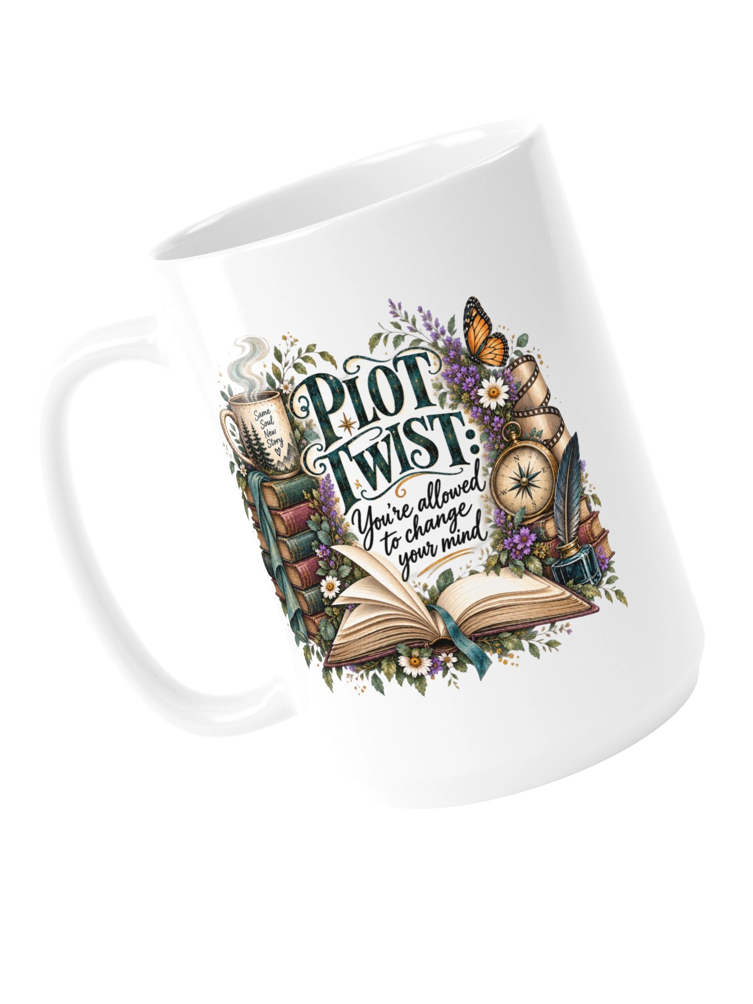 Plot Twist 15 oz Ceramic Mug product image (5)