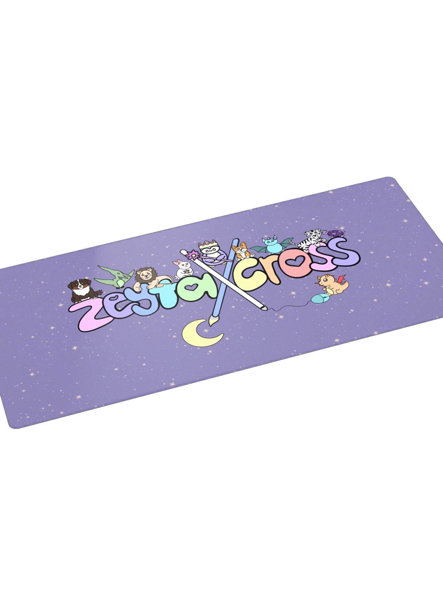 Logo with Friends and Sparkles Gaming Mouse Pad product image (3)