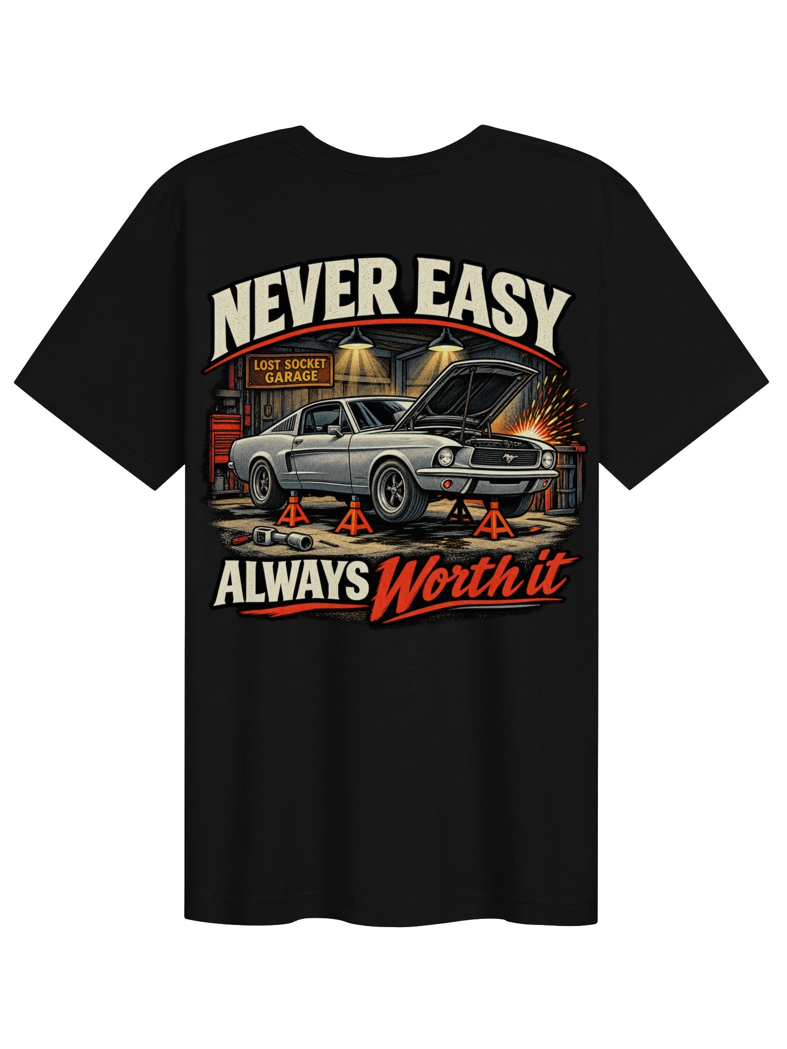 Never Easy, Always Worth It Tee product image (1)