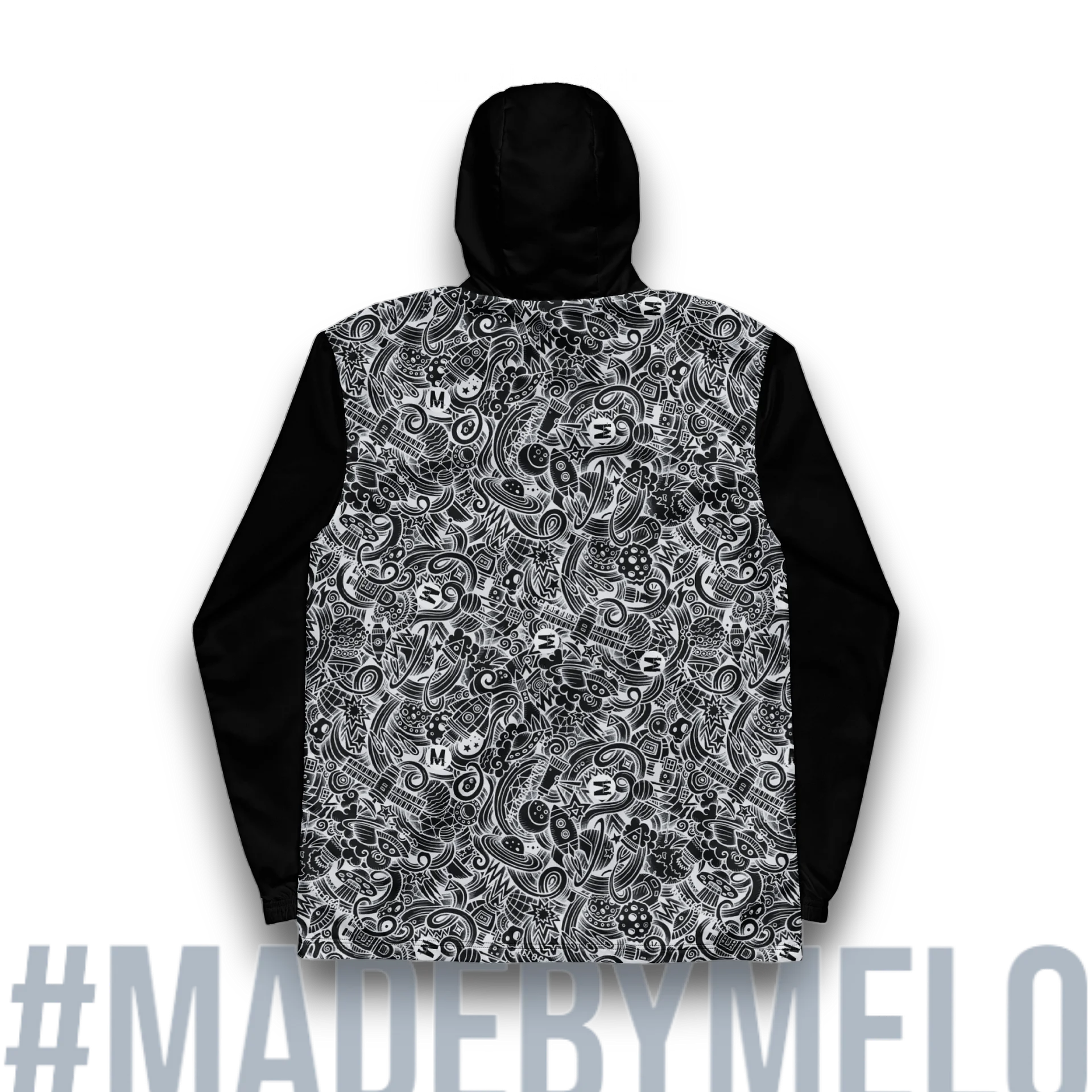 Dark Space Scribble - Ultimate Windbreaker Jacket | #MadeByMELO product image (6)