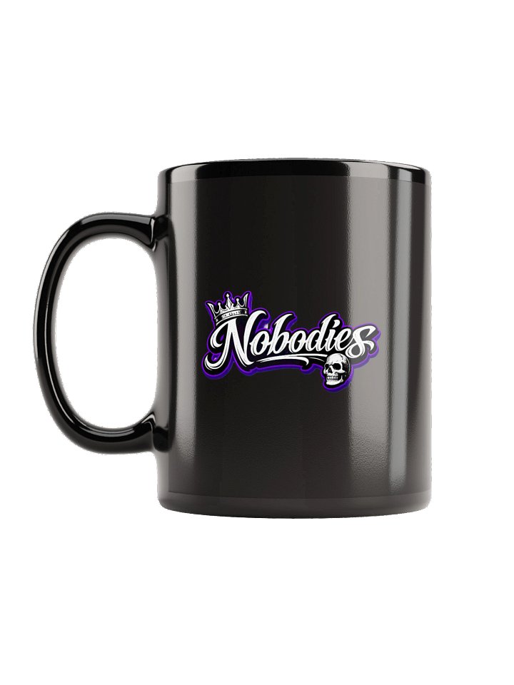 ''Nobodies'' Black Glossy Mug product image (1)