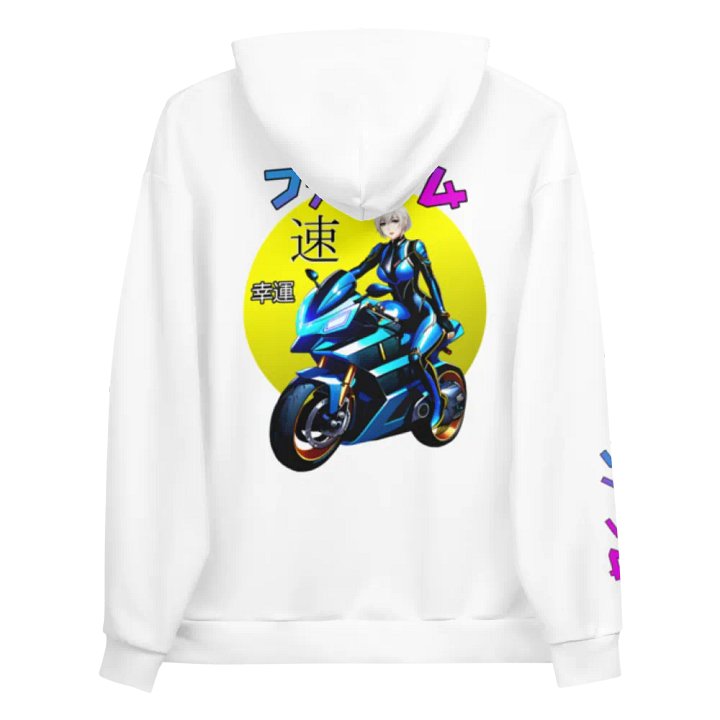 Biker Girl - Hoodie (White) product image (1)