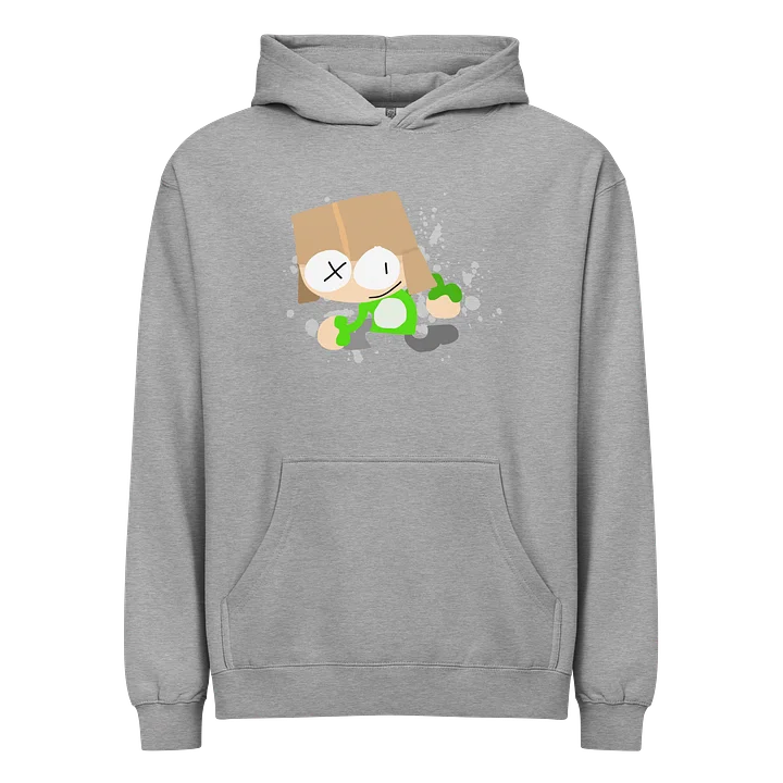“Bob PH” grey box hoodie product image (1)