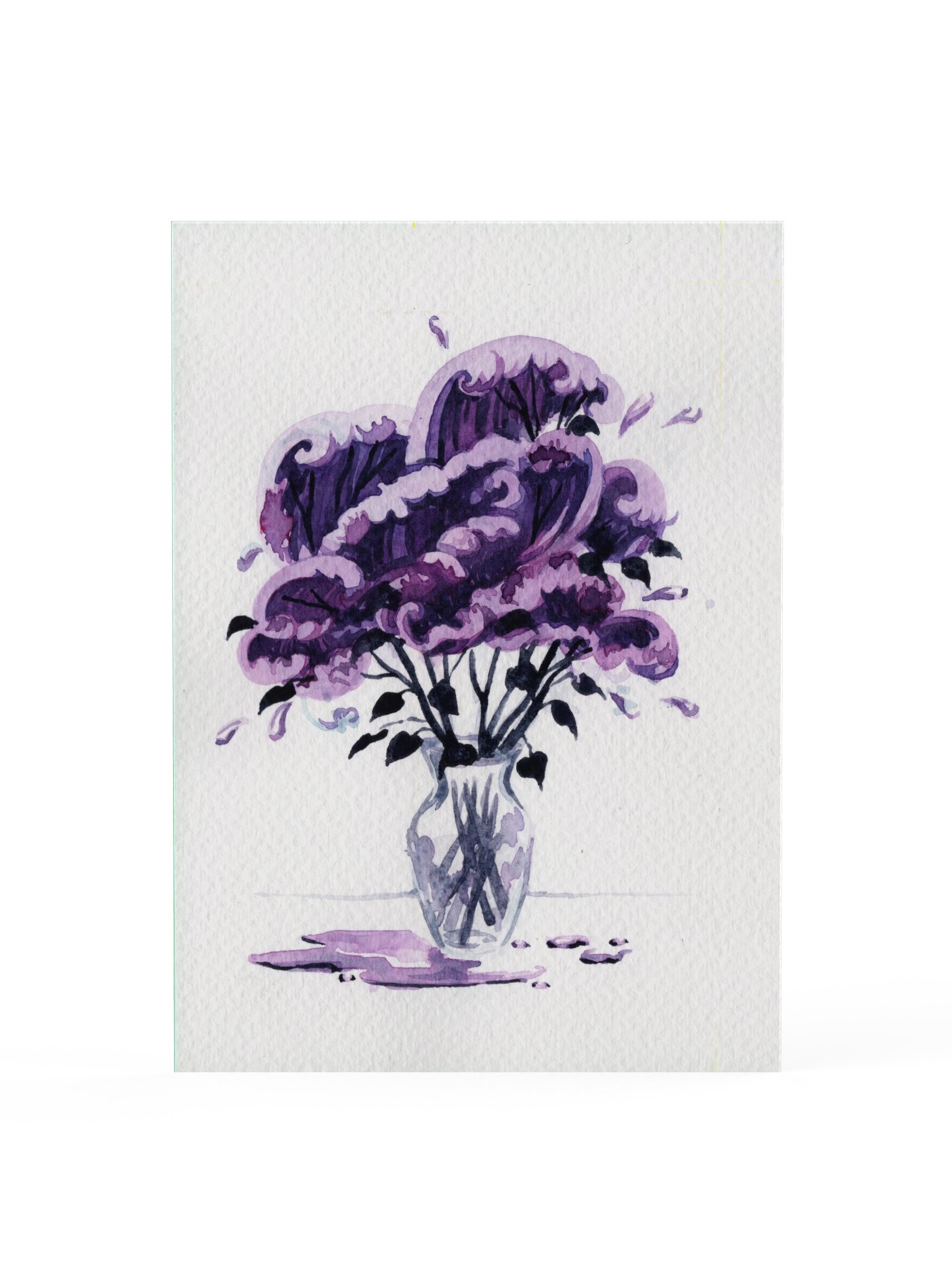 Lilac Ocean Art Print product image (1)