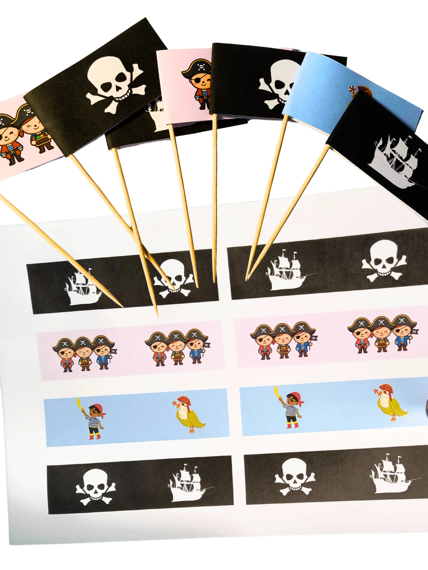 FREE Pirate Party Cake toppers product image (3)
