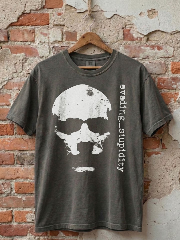 "Evading Stupidity" 2 // Heavyweight Vintage Tee product image (1)