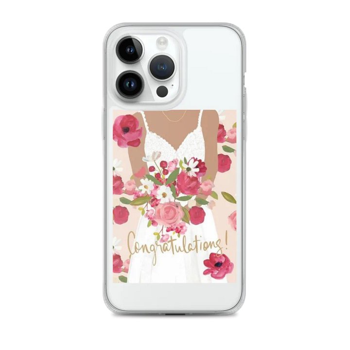 Floral Congratulations iPhone Case product image (2)