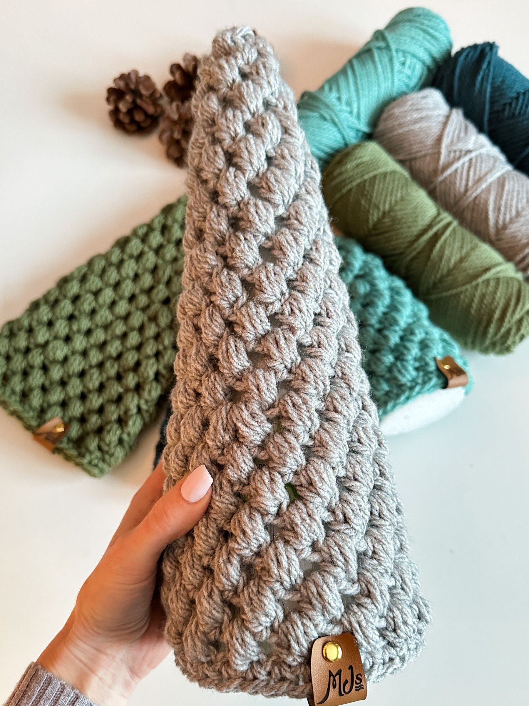 Festive Puff Stitch Trees Crochet Pattern product image (6)
