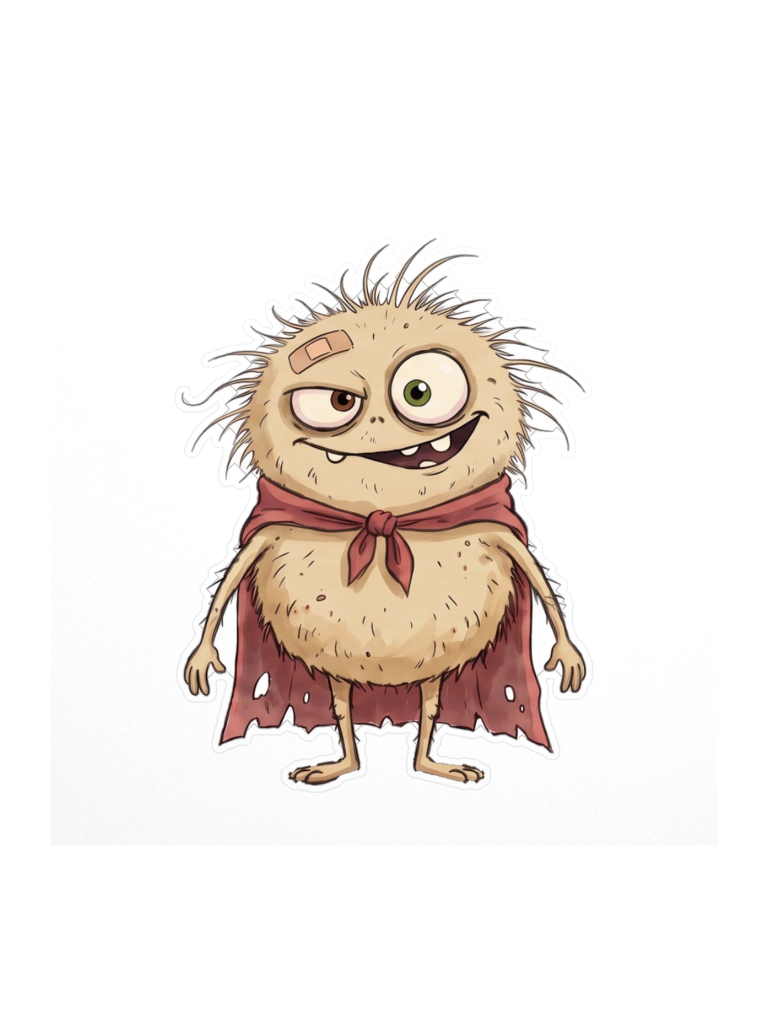 Dust Mite Superhero Sticker product image (1)