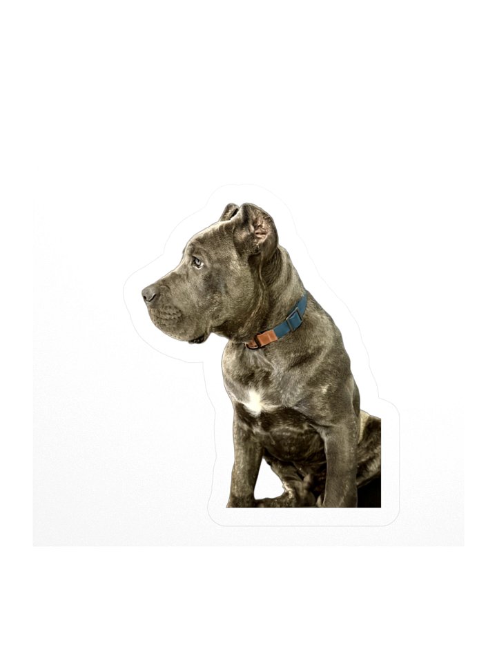 Brindle Pup Kiss-Cut Sticker product image (2)
