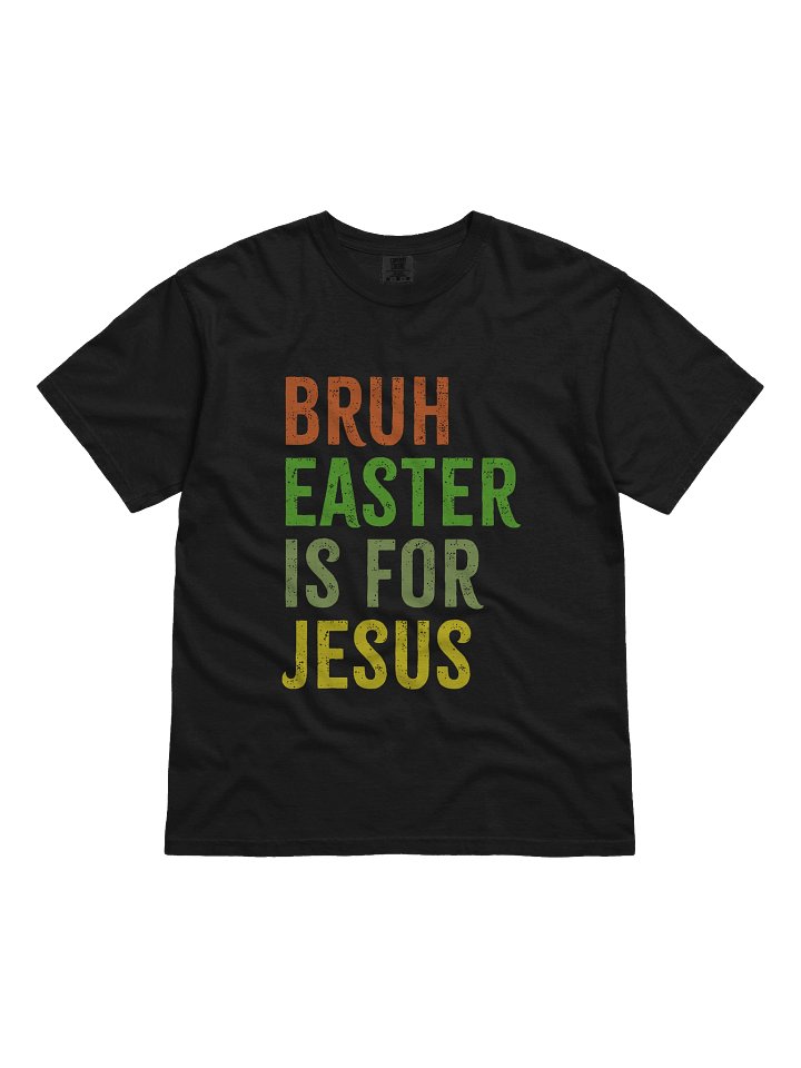 Bruh Easter Is For Jesus Retro Christian Gift product image (1)