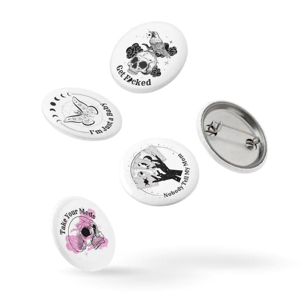 Pin Set of 5 (White Background) product image (14)